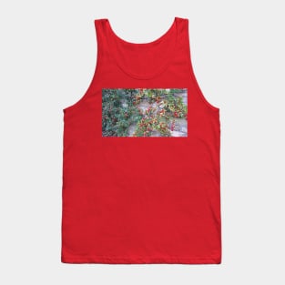 Paris Bois de Boulogne Red Berries Tank Top